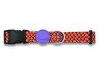 Morso Halsband Hond Gerecycled Urban Lizard Rood 30-42X1,5 Cm