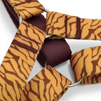 Morso Hondentuig H-Tuig Gerecycled Jungle Drum Oranje 40-55X1,5 Cm