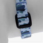 Morso Mini Hondentuig Verstelbaar Gerecycled Splash Blauw 24-32X1,5 Cm