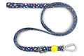 Morso Hondenriem Verstelbaar Gerecycled Color Invaders Paars 75-230X1,5 Cm 1-4 Kg