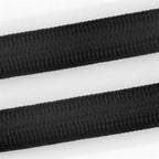 Morso Half Slip Halsband Hond Soft Rope Gerecycled Black Zwart 45X1 Cm