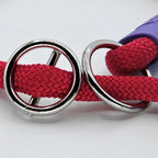 Morso Half Slip Halsband Hond Regular Rope Gerecycled Red Velvet Rood 45X1 Cm