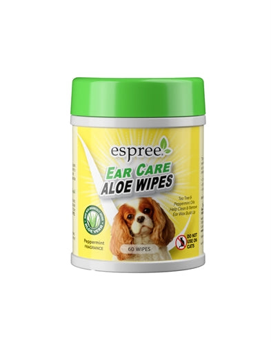 Espree Verzorgingsdoekjes Aloe Voor Oren Hond 60 St