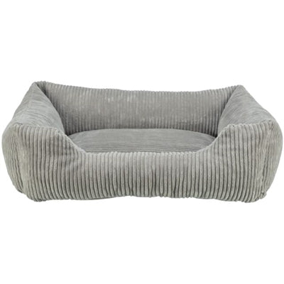 Trixie Hondenmand Vital Jonna Ribfluweel Grijs 60X50 Cm