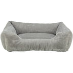 Trixie Hondenmand Vital Jonna Ribfluweel Grijs 60X50 Cm