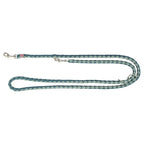 Trixie Hondenriem Cavo Verstelbaar Petrol / Salie Groen 200X1,8 Cm