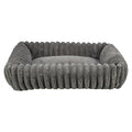 Trixie Hondenmand Lonni Ribfluweel Hoekig Grijs 65X50 Cm