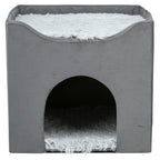 Trixie Kattenhuis Harvey Grijs-Wit / Zwart 38X38X38 Cm
