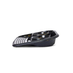 Savic Butler Voerbak En Drinkbak Met Plateau Marble Zwart / Goud 45X36X8 Cm 2X300 Ml