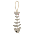 Trixie Visgraat Leer Met Touw 43 Cm