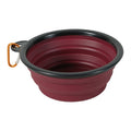 Zolux Bvk Voerbak Opvouwbaar Siliconen Rood  16 Cm 650 Ml