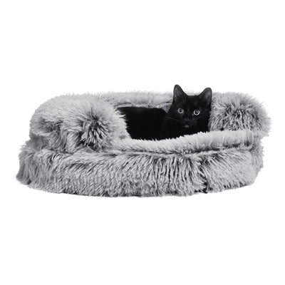 Croci Sofa Kattenmand Bicolor Zwart 45X45X9 Cm