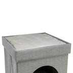 Trixie Kattenmand / Kattenhuis Kimy Soft 2 Verdiepingen Lichtgrijs 76X37X72  Cm