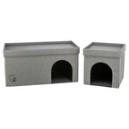 Trixie Kattenmand / Kattenhuis Kimy Soft 2 Verdiepingen Lichtgrijs 76X37X72  Cm