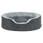 Trixie Vital Hondenmand Lino Soft Ovaal Grijs / Lichtgrijs 110X92Cm