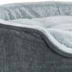Trixie Vital Hondenmand Lino Soft Ovaal Grijs / Lichtgrijs 110X92Cm