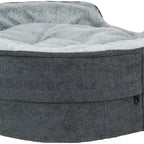 Trixie Vital Hondenmand Lino Soft Ovaal Grijs / Lichtgrijs 110X92Cm