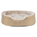 Trixie Vital Hondenmand Lino Soft Ovaal Beige / Creme 60X45 Cm