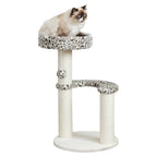 Trixie Krabpaal Leo Panterprint Rond Creme 42X42X82 Cm