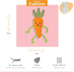 Happy Pet Tabby Patch Wortels Met Catnip 14 Cm En 20 Cm