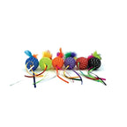 Happy Pet Tabby Patch Glitterbal Met Ratel En Veren 20X4,5X4,5 Cm