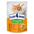 Club 4 Paws Premium Senior 7+ Pouch Kip In Saus 24X85 Gr