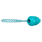 Trixie Jumper Kegel Aan Touw Super Strong Tpr Petrol 33X5X5 Cm