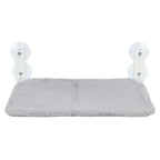 Trixie Hangmat Voor Aan Raam Opvouwbaar Pluche / Mesh Wit / Grijs 58X34 Cm