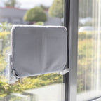 Trixie Hangmat Voor Aan Raam Opvouwbaar Pluche / Mesh Wit / Grijs 58X34 Cm