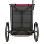 Trixie Hondenfietskar Grijs / Rood 61/125X56X64 Cm