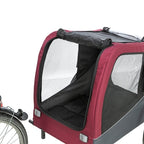 Trixie Hondenfietskar Grijs / Rood 61/125X56X64 Cm