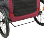Trixie Hondenfietskar Grijs / Rood 61/125X56X64 Cm