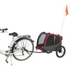 Trixie Hondenfietskat Grijs / Rood 76/136X66X74 Cm