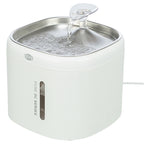 Trixie Drinkfontein Aqua Pure Kunststof / Rvs Wit 18X18X14,5 Cm