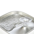 Trixie Drinkfontein Aqua Pure Kunststof / Rvs Wit 18X18X14,5 Cm