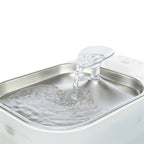 Trixie Drinkfontein Aqua Square Kunststof / Rvs Wit 23,5X16X15,5 Cm