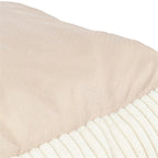 Trixie Vital Hondenmand Jonna Hoekig Ribfluweel Creme