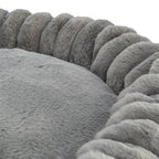 Trixie Hondenmand Lonni Rond Brede Ribstof Antraciet 50X50X12 Cm
