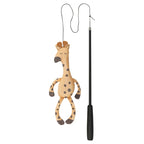 Trixie Kattenhengel Telescopisch Grote Katten Met Giraffe Bruin 106 Cm