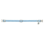 Trixie Kattenhalsband Stippen Motief Blauw 20-30X1 Cm
