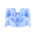 Zolux Slowfeeder / Inzet Stuk Voor Voerbak Silicone Blauw 13,5X13,5X3,5 Cm