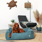 Zolux Hondenmamd Toscane Hoekig Gerecyclede Vulling Blauw 75X55X25 Cm