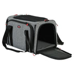 Zolux Reismand Hond / Kat Uitbreidbaar Maximaal 8 Kg Grijs / Zwart  L 58X49X29 Cm <8Kg