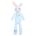 Zolux Furry Farm Ezel Hassan Pluche Met Touw Blauw 38X21X6 Cm
