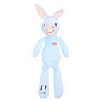 Zolux Furry Farm Ezel Hassan Pluche Met Touw Blauw 38X21X6 Cm