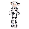 Zolux Furry Farm Koe Isache Pluche Met Touw Wit / Zwart 32X21X6 Cm