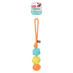 Zolux Flostouw Twist Met 3 Touwballen Meerkleurig 43X7X7 Cm