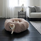 Savic Snuggle Tunnel / Kattenmand Warm Grijs 85X85X26,5 Cm
