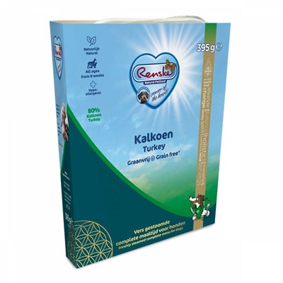 Renske Vers Vlees Kalkoen Graanvrij 10X395 Gr