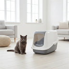 Savic Kattenbak Nestor Grijs / Wit 56X39X38,5 Cm